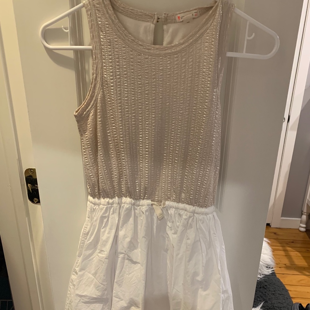 Crewcuts Champagne/White Dress
